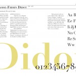 Double Page Spread on the typographer Didot created in InDesign